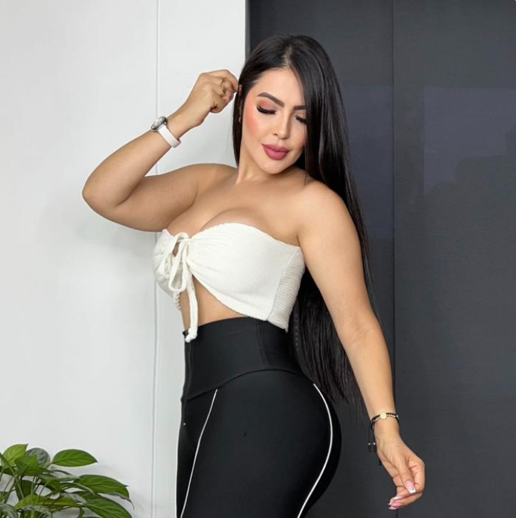 Leggins Cierre Línea Blanca REF 26035