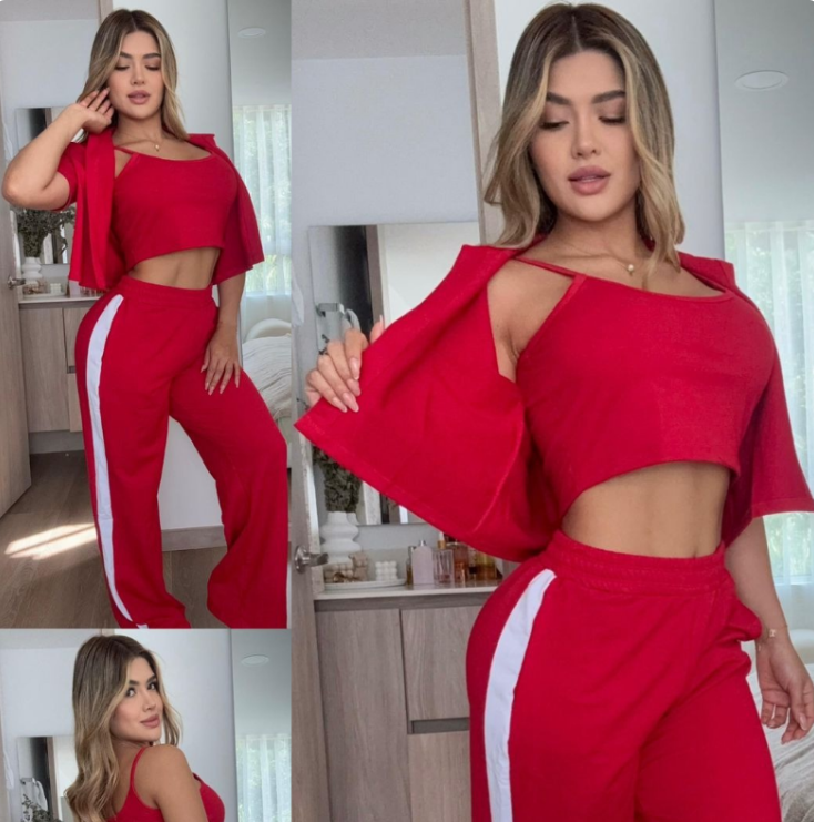 CONJUNTO 3 PIEZAS ESMERALDA REF 25058
