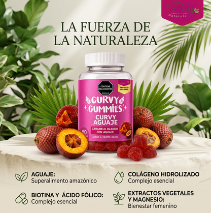 GOMITAS DE AGUAJE CURVY GUMMIES